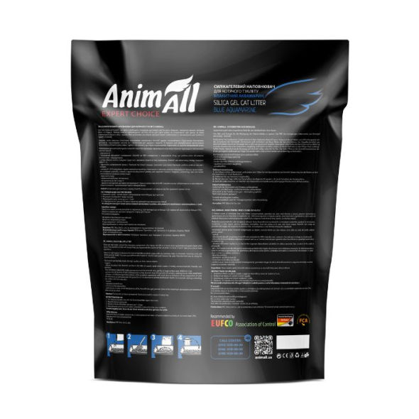AnimAll "Блакитний аквамарин" Наповнювач силікагелевий 7,6 л - 2