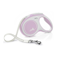 Flexi New Comfort M Повідець-рулетка для собак до 25 кг, стрічка, 5 м, бузкова