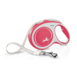 Flexi New Comfort L Повідець-рулетка для собак до 50 кг, стрічка, 8 м, червона