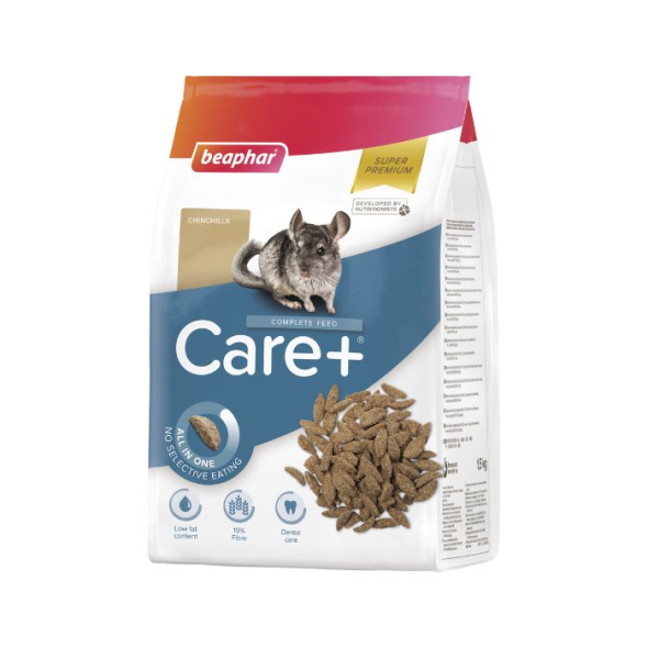 Beaphar Care+ Корм для шиншил, 1,5 кг