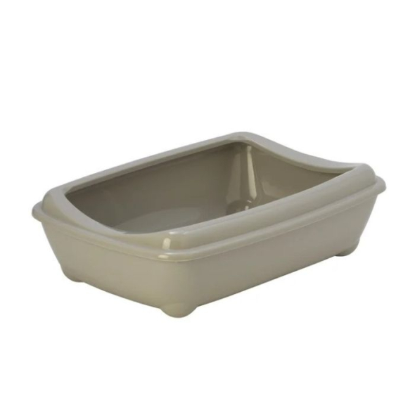 Moderna Arist-o-Tray Туалет з бортиком для котів, сірий