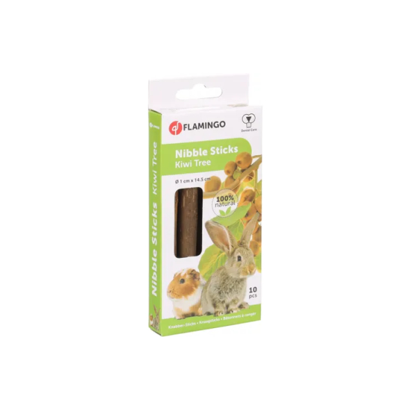Flamingo Kiwi Wood Палички ківі для гігієни зубів гризунів, 40 г - 1