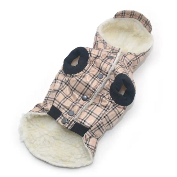 Matys жилет для собак Шанс №1 з капюшоном, бежевий, розмір 29 х 46 см - 2