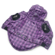 Matys жилет для собак Шанс №2 з капюшоном, фіолетовий, розмір 35 х 54 см