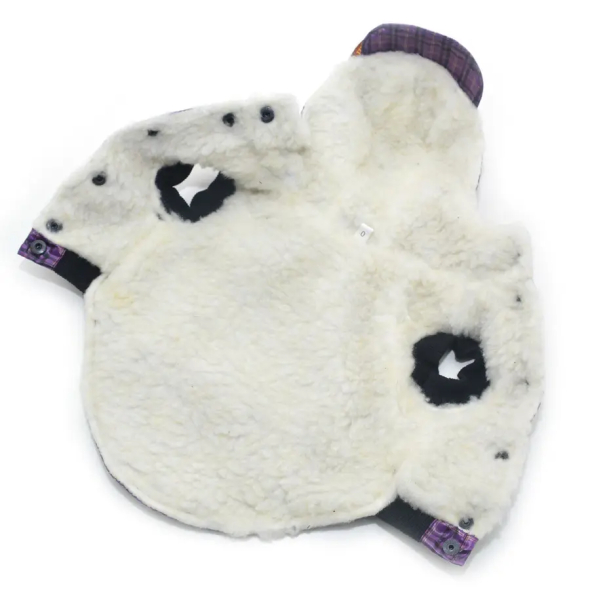 Matys жилет для собак Шанс №2 з капюшоном, фіолетовий, розмір 35 х 54 см - 1