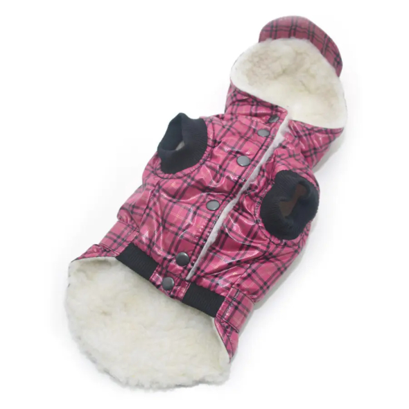 Matys жилет для собак Шанс №3 з капюшоном, рожевий, розмір 43 х 64 см - 2