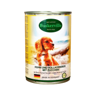 Baskerville Huhn, Vollkornreis und Zucchini Вологий корм для собак півень з рисом і цукіні, 400 г