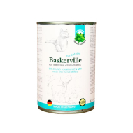 Baskerville Holistic Wild und Kaninchen Вологий корм для котів оленина з кроликом, 400 г