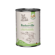 Baskerville Holistic Kalb und Lachs Вологий корм для котів телятина, лосось і пастернак, 400 г