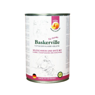 Baskerville Holistic Wildschwein und Ente Mit Kurbis Вологий корм для собак кабан і качка з гарбузом, 400 г