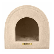 Barksi Будиночок для котів і собак бежевий, XS