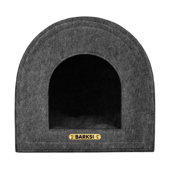 Barksi Будиночок для котів і собак сірий, XS