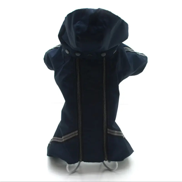 Matys дощовик для собак Вояж №2, синій, розмір 35 х 54 см - 3