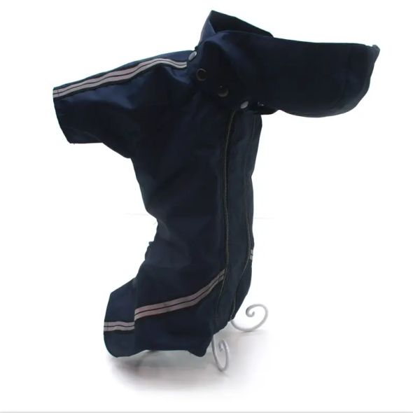 Matys дощовик для собак Вояж №2, синій, розмір 35 х 54 см - 1