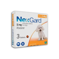 НексГард Таблетки від бліх і кліщів для собак вагою 2 - 4 кг, 1 таблетка