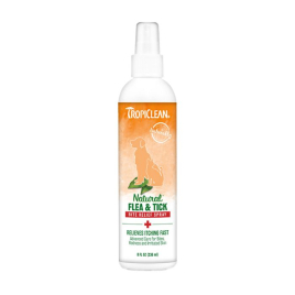 TropiClean Flea&amp;Tick Заспокійливий спрей при укусах паразитів для собак і котів, 236 мл