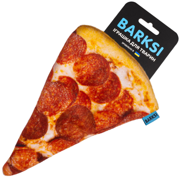 Barksi Іграшка для собак піца, 23 х 15 см - 3