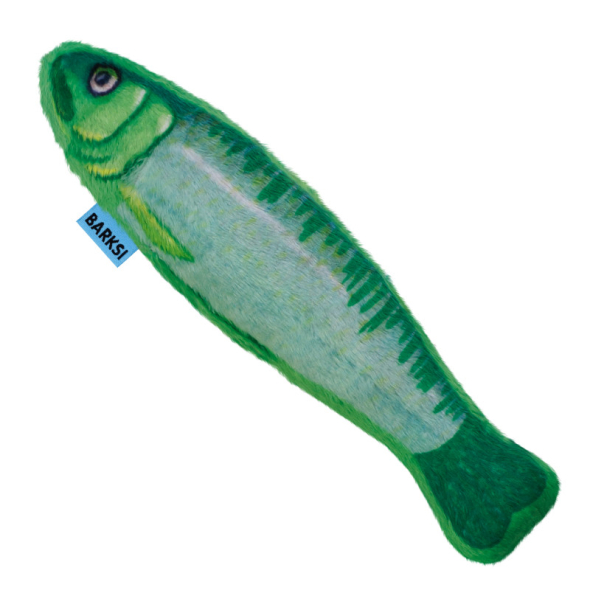 Barksi Іграшка для котів рибки-сардини з котячою м'ятою та дзвіночком, 3 шт,  16,5 см - 3