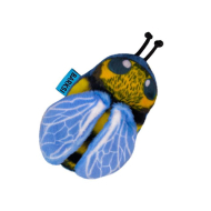 Barksi Іграшка для котів бджілка з дзвіночком, 10 х 6 см