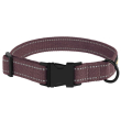 Barksi Нашийник для собак Брезент з металевою пряжкою черрі, розмір S - 1
