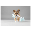 Flamingo Puppy Mini Bones Іграшка для цуценят плюшева кісточки з пищалками на мотузці, 25 см - 2