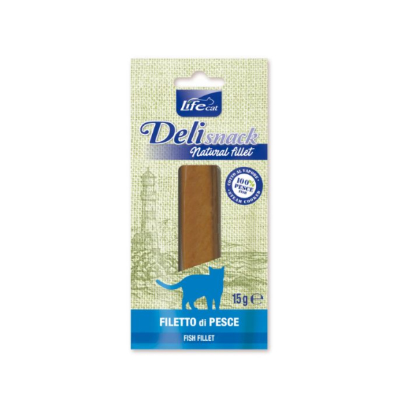 LifeCat Deli Snack Свіже філе риби для котів 15 г