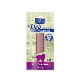LifeCat Deli Snack Свіже філе качки для котів 15 г