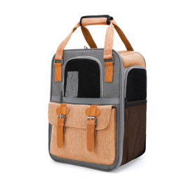 PAW COUTURE сумка-переноска для домашніх тварин, 32 x 22 x 42 см, коричнева