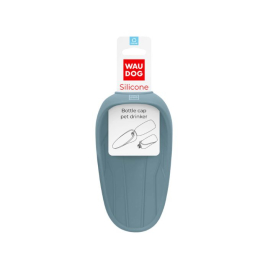 WAUDOG Silicone Поїлка-насадка на пляшку для котів і собак, сіра