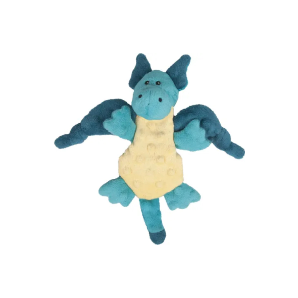 Flamingo Plush Dragon М’яка іграшка для собак дракончик з пищалкою, 26 см