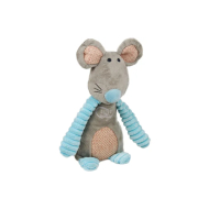 Flamingo Shabby Chic Mouse М'яка іграшка для собак мишка з пищалкою, 25 см