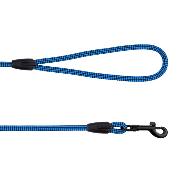 Barksi Active Повідець для cобак з альпіністського шнура чорно-синій, розмір М - 2