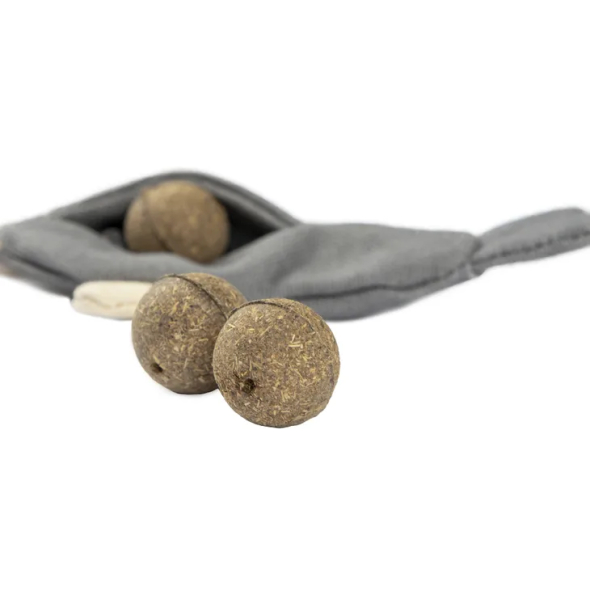 Flamingo Natural Fun Rabbit М'яка іграшка для котів кролик з котячою м'ятою, 14 см - 2