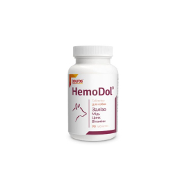 Dolfos HemoDol (ГемоДол) Вітамінно-мінеральна добавка для нормалізації фізіологічного балансу крові у собак 90 таблеток