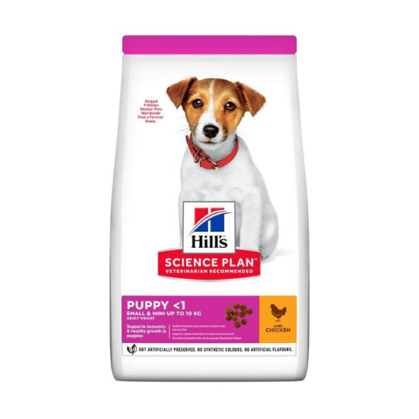 Hill’s Science Plan Puppy Smal&amp;Mini Сухий корм для цуценят малих і мініатюрних порід з куркою 1,5 кг