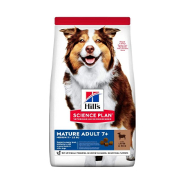 Hill’s Science Plan Mature Adult 7+ Medium Сухий корм для зрілих собак середніх порід від 7 років з ягням і рисом 2,5 кг