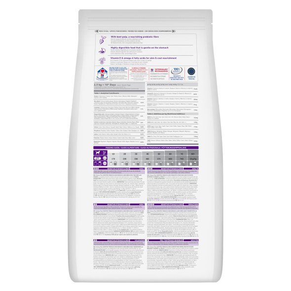 Hill’s Science Plan Adult Sensitive Stomach&amp;Skin Medium Сухий корм при чутливому шлунку та шкірі для дорослих собак середніх порід з куркою 2,5 кг - 3