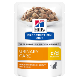 Hill's Prescription Diet Multicare c/d Urinary Care Вологий корм для котів для здоров'я сечовивідних шляхів з куркою 85 г