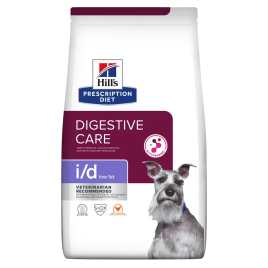 Hill's Prescription Diet i/d Digestive Care Low Fat Сухий дієтичний лікувальний корм з куркою для собак при розладах травлення 1,5 кг