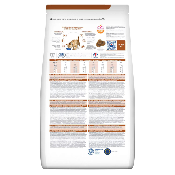 Hill's Prescription Diet k/d Kidney Care Сухий лікувальний корм для собак із захворюваннями нирок 1,5 кг - 1