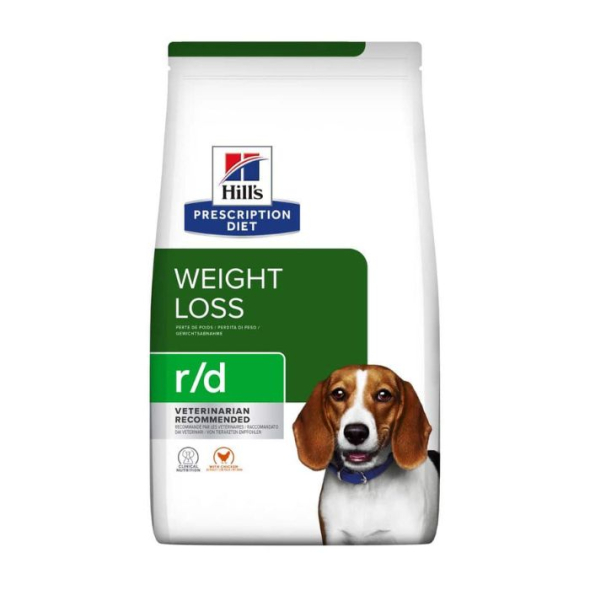 Hill's Prescription Diet r/d Weight Loss Сухий лікувальний корм для собак з куркою для зниження ваги 1,5 кг