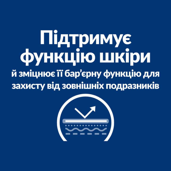 Hill's Prescription Diet Derm Defense Сухий лікувальний корм для собак при алергії, блошиному та атопічному дерматиті і втраті шерсті 1,5 кг - 4