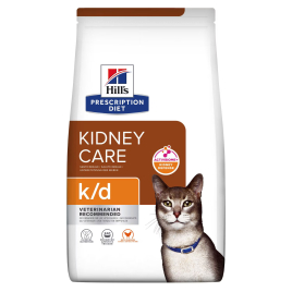 Hill's Prescription Diet k/d Kidney Care Chicken Сухий лікувальний корм з куркою для котів із захворюваннями нирок 3 кг