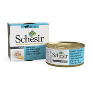 Schesir Tuna with Pineapple Вологий корм для котів тунець з ананасом в желе, 75 г