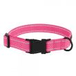 Barksi Нашийник для собак Брезент з металевою пряжкою рожевий, розмір XL - 1