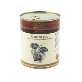 Hubertus Gold Вологий корм для собак ягня та рис з олією з зародків пшеничного зерна, 800 г