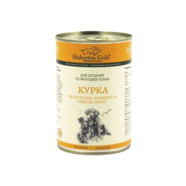 Hubertus Gold Вологий корм для цуценят курка з картоплею, морквою і лляною олією, 400 г