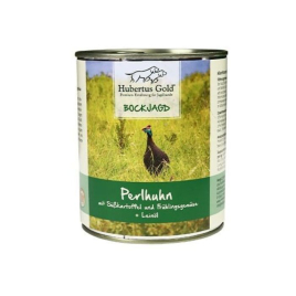 Hubertus Gold Perlhuhn mitSüsskartoffel Вологий корм для собак цесарка з солодкою картоплею, овочами та лляною олією, 800 г