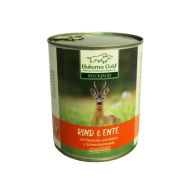 Hubertus Gold Rind &amp; Ente Вологий корм для собак яловичина та качка з пастернаком, морквою та олією чорного кмину, 800 г