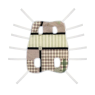 Collar Післяопераційна попона №1,5 кольорова, L: 43, G: 34-49 см